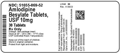 Label (51655 869 52   Rev A 08 23)